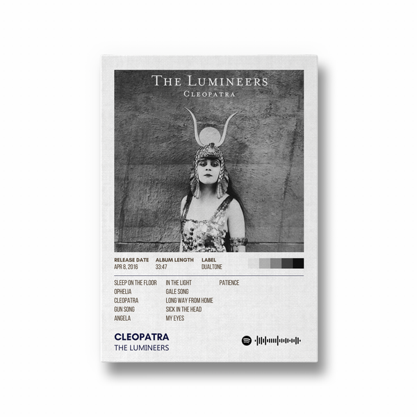 Cleopatra by Lumineers Music Album Poster