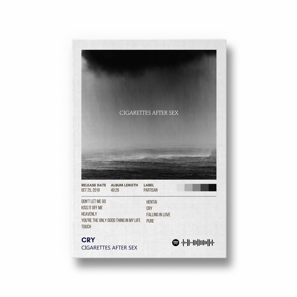 Cry by Cigarettes After Sex Music Album Poster