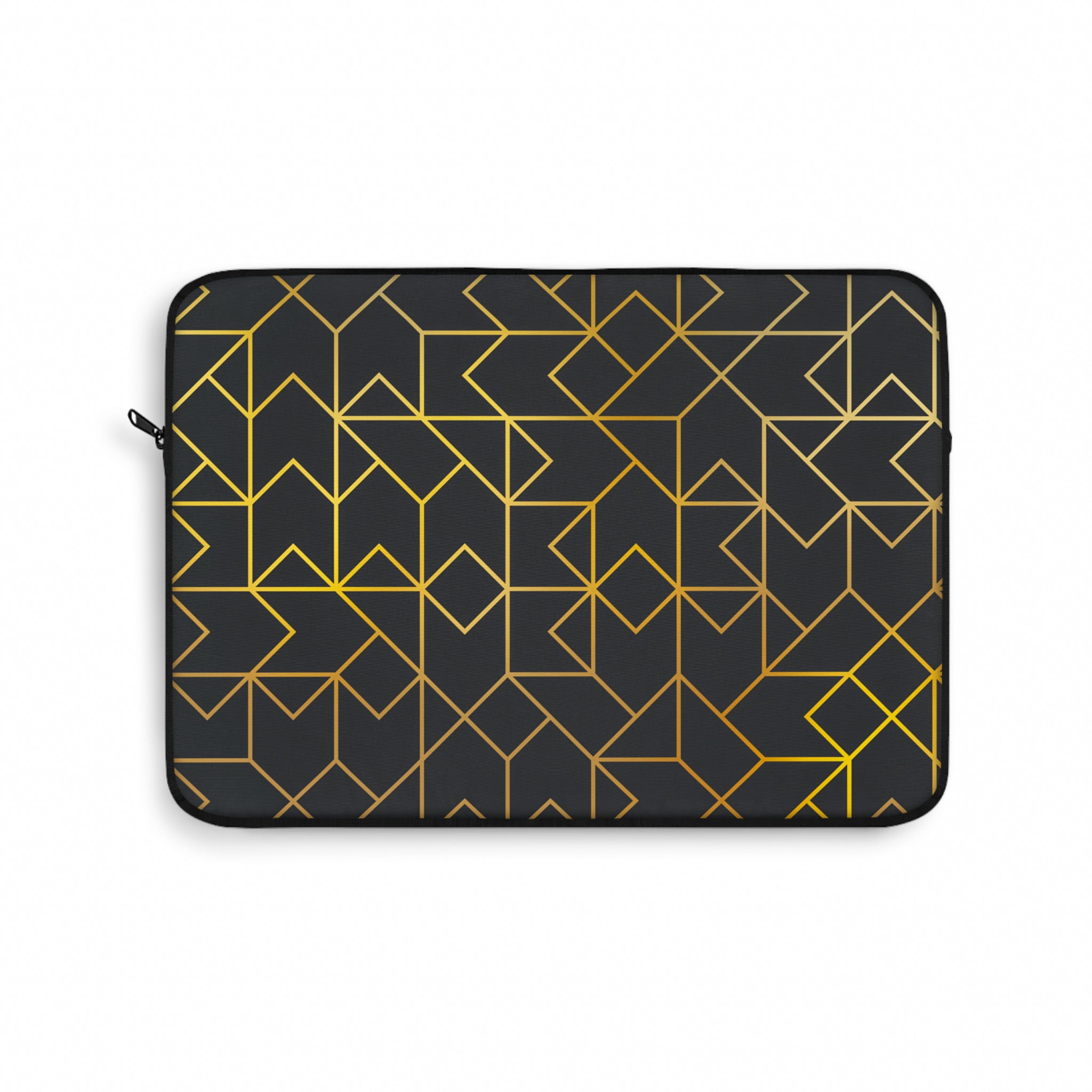 Geometric Golden Pattern Laptop Sleeve (Macbook, HP, Lenovo, Asus, Others)