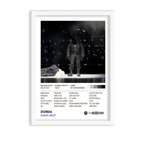 Donda by Kanye West Music Album Poster
