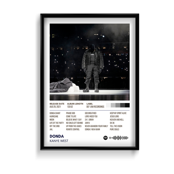 Donda by Kanye West Music Album Poster