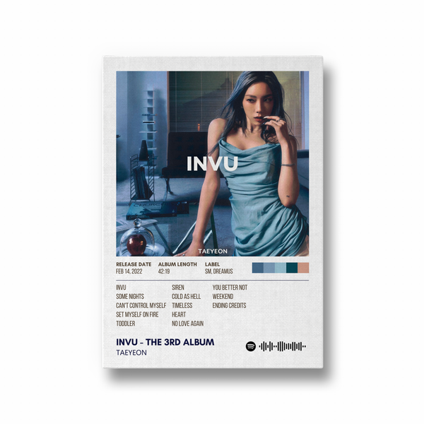 Invu - The 3rd Album by Taeyeon Music Album Poster