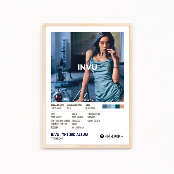 Invu - The 3rd Album by Taeyeon Music Album Poster