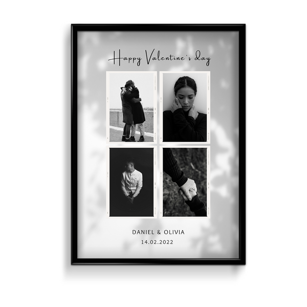 Custom Couple Retro Wall Art