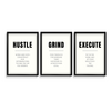Set of 3 Quotes Wall Art