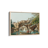 View at Villa Scabrosa illustrated by Luigi Mayer (1755-1803)