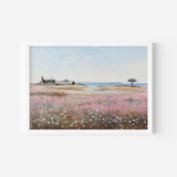 Pink Blooms and Country Charm Wall Art