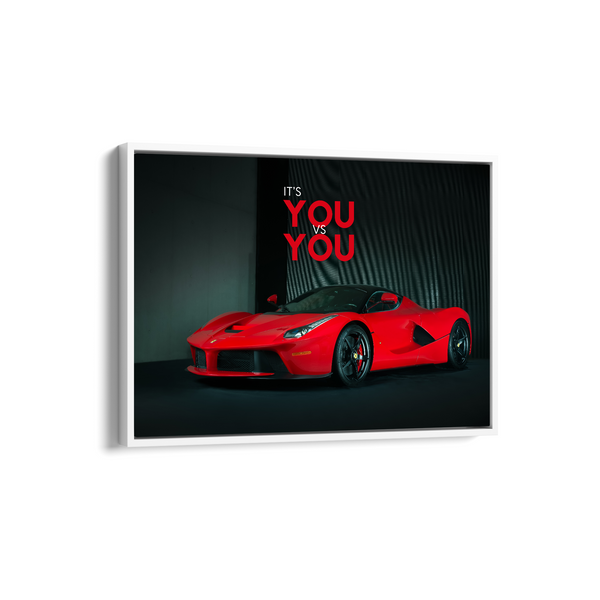 It's you vs you - La Ferrari Wall Art