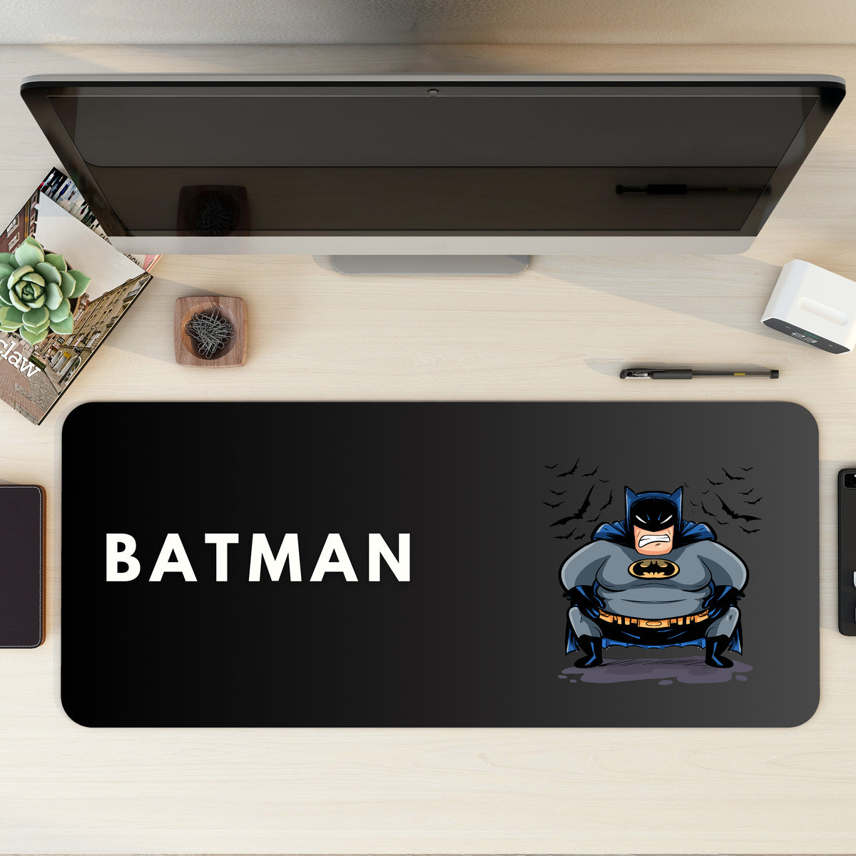 Batman Computer Table Batman Desk Mat | Desk Pad | Mouse Pad – The Mortal Soul