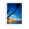 Sunset Beach View Wall Art