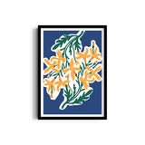 Sunny Blooms Botanical Aesthetic Wall Art