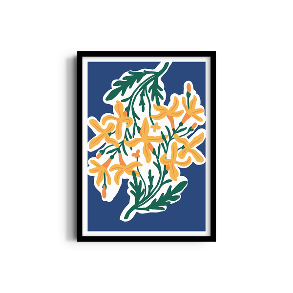 Sunny Blooms Botanical Aesthetic Wall Art