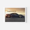 Ambition is priceless - Ferrari 488 GTBWall Poster