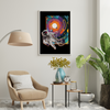 Life in space - Abstract Poster - The Mortal Soul