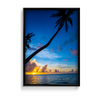 Sunset Beach View Wall Art