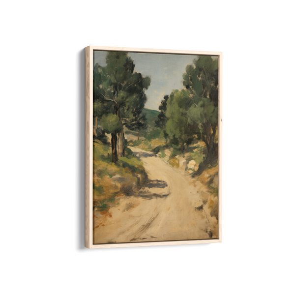 Woodland Serenity: Canopy Veil and Tranquil Passage Wall Art