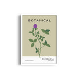 Barcelona Flower Market Botanical Modern Wall Art