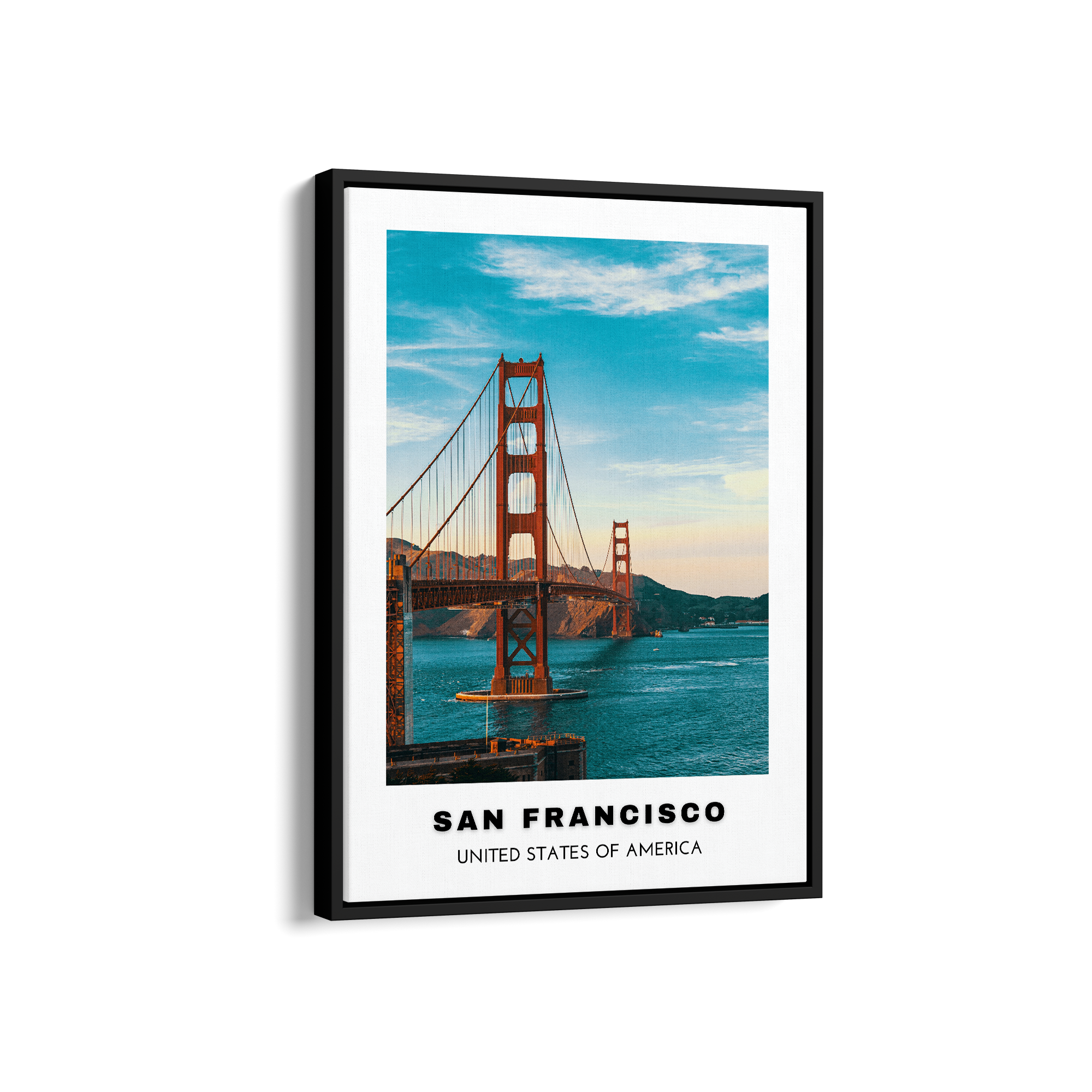 San Francisco City Art (Colored Style 2)