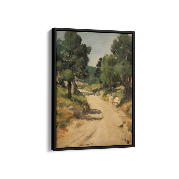 Woodland Serenity: Canopy Veil and Tranquil Passage Wall Art