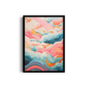 Colorful Cascade Abstract Modern Wall Art