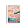 Colorful Cascade Abstract Modern Wall Art