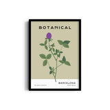 Barcelona Flower Market Botanical Modern Wall Art