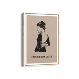 Modern Women Dancing Wall Art