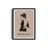 Modern Women Dancing Wall Art