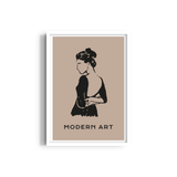 Modern Women Dancing Wall Art
