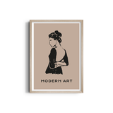 Modern Women Dancing Wall Art