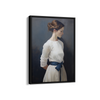 A Glimpse of Elegance and Tranquil Reflection Wall Art