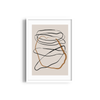Subtle Dance of Lines Simplicity Wall Art