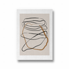 Subtle Dance of Lines Simplicity Wall Art