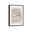 Subtle Dance of Lines Simplicity Wall Art