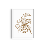 Hibiscus Dancing Wall Art