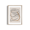 Subtle Dance of Lines Simplicity Wall Art