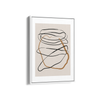 Subtle Dance of Lines Simplicity Wall Art