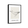 Ocean Life Modern Line Wall Art