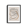 Subtle Dance of Lines Simplicity Wall Art