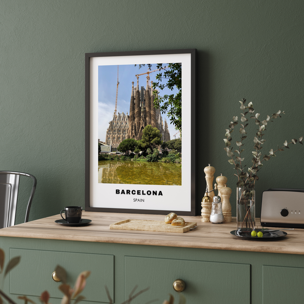 Barcelona City Art (Colored Style 2)