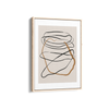 Subtle Dance of Lines Simplicity Wall Art