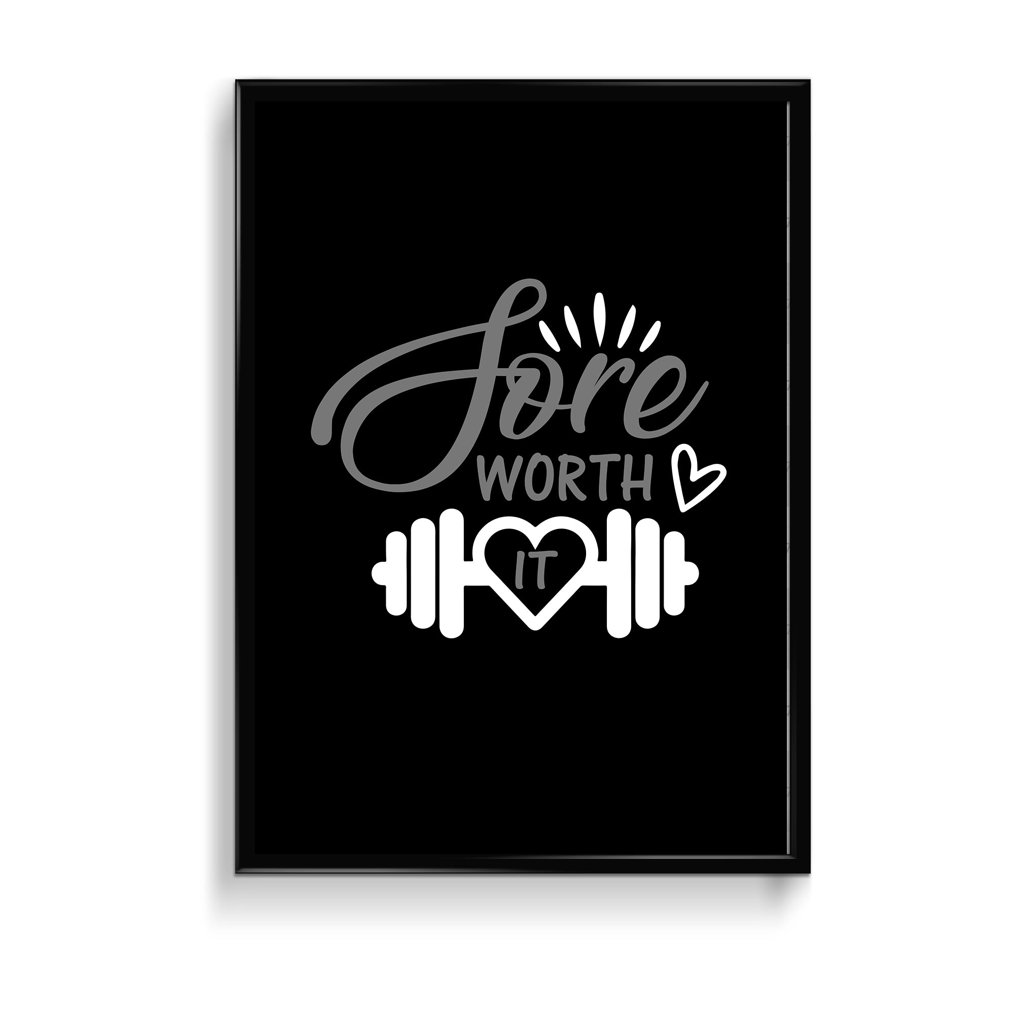 Sore worth it Gym Poster