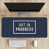 Art in progress Desk Mat | Desk Pad | Mouse Pad
