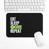 Eat Sleep Code Repeat Gaming Mouse Pad