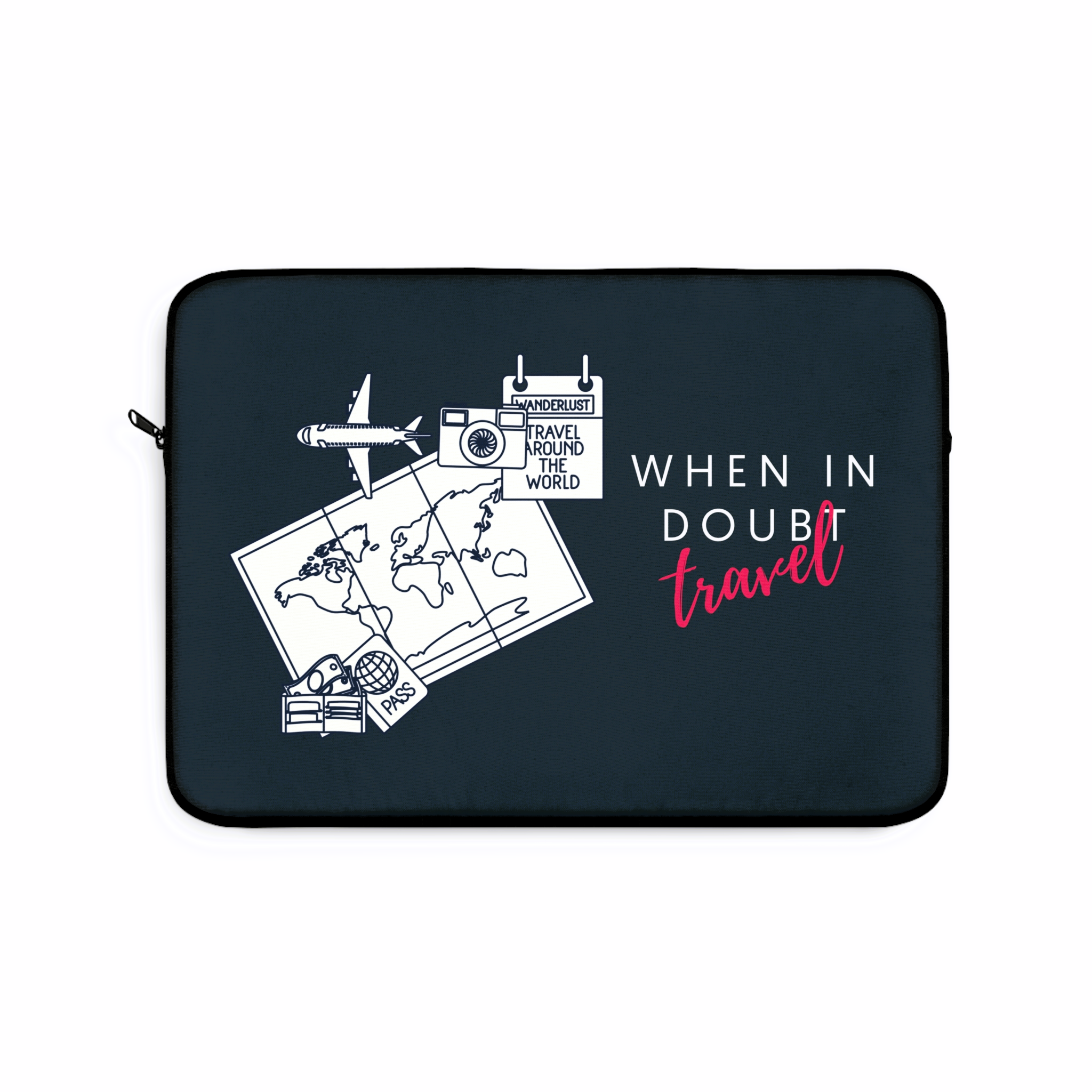 When in doubt travel Laptop Sleeve (Macbook, HP, Lenovo, Asus, Others) | Laptop Cover