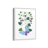 Leaves in Light Botanical Modern Wall Art