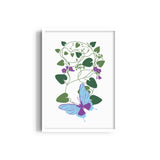 Leaves in Light Botanical Modern Wall Art
