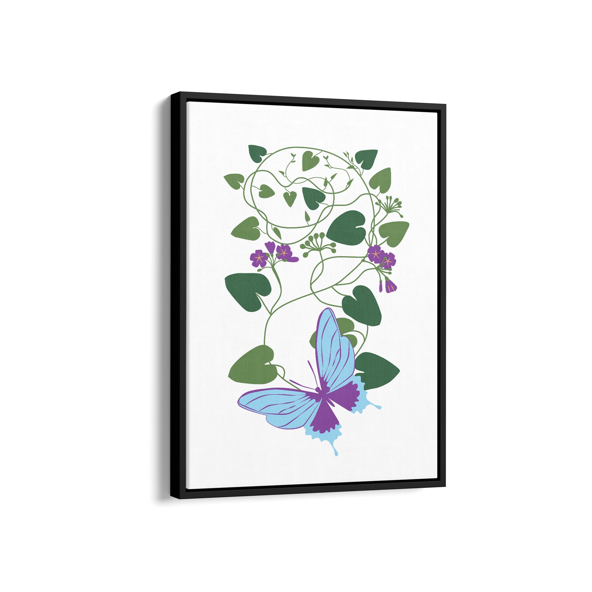 Leaves in Light Botanical Modern Wall Art