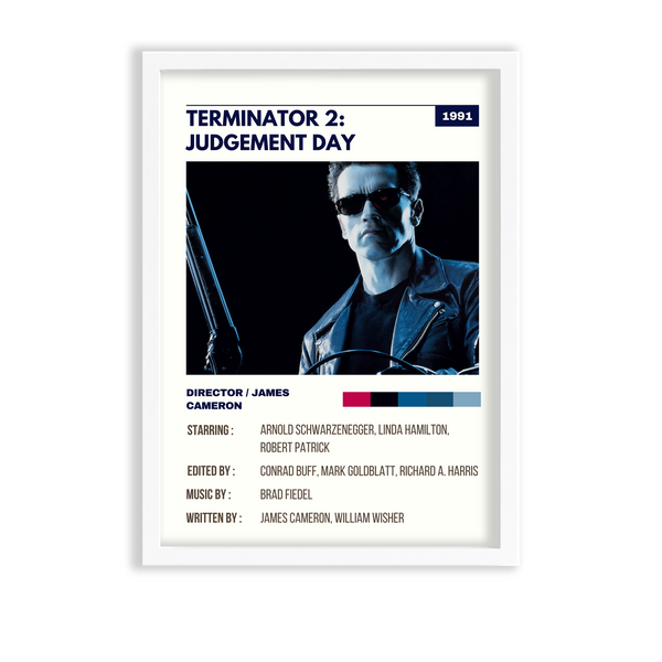 Terminator 2 - Judgement Day Retro Wall Art