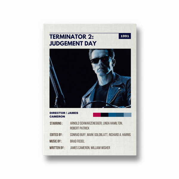 Terminator 2 - Judgement Day Retro Wall Art